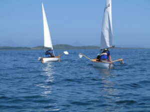 Shearwater sailing canoes